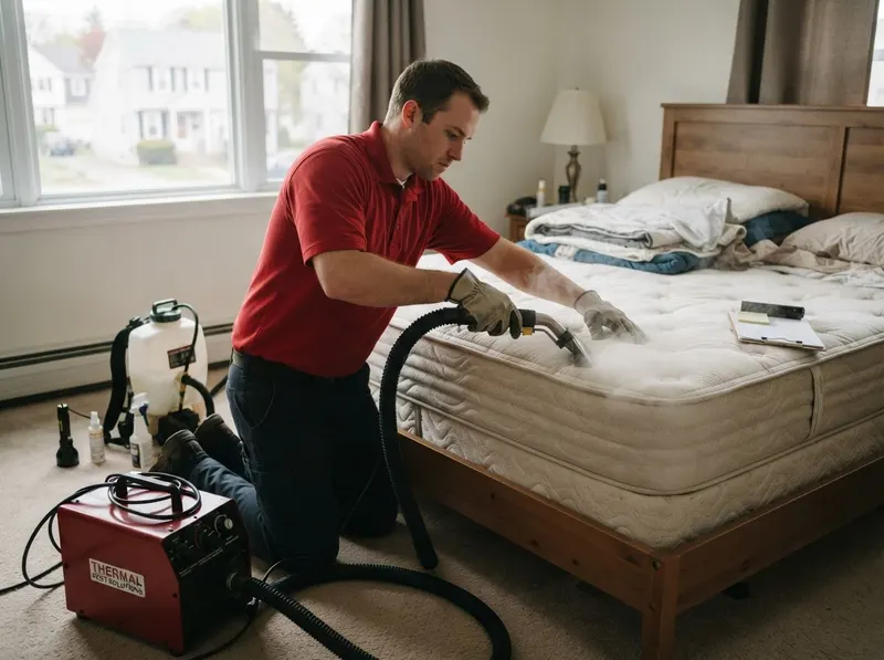 Bed Bug Thermal and Residual Eradication in Worcester, MA