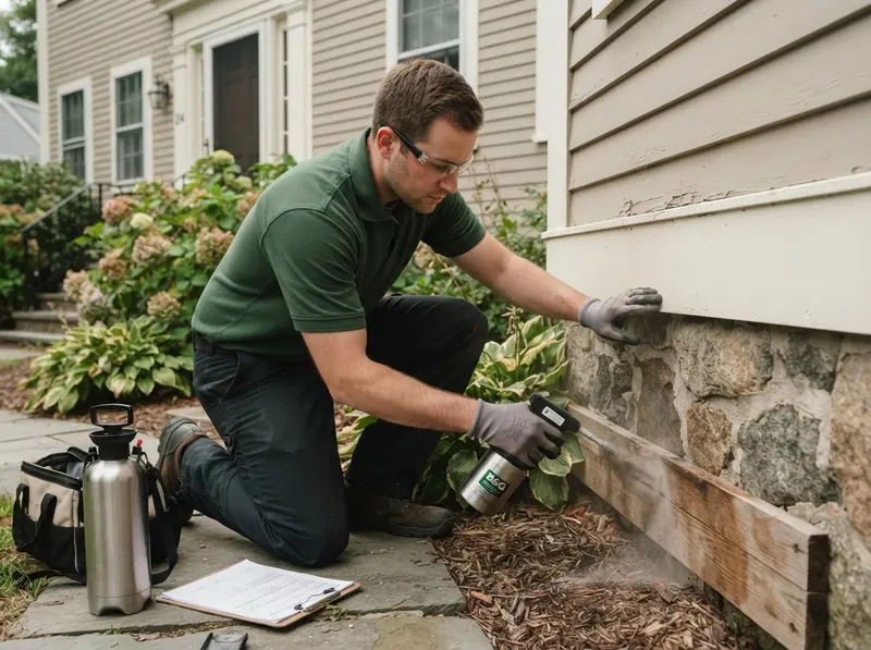 Carpenter Ant Structural Control in Worcester, MA