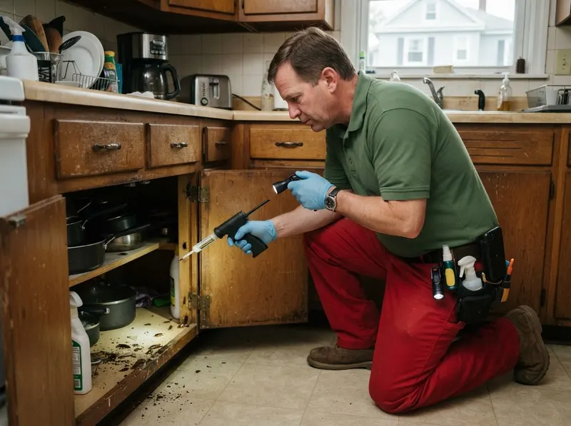 Cockroach Cleanout Interventions in Worcester, MA